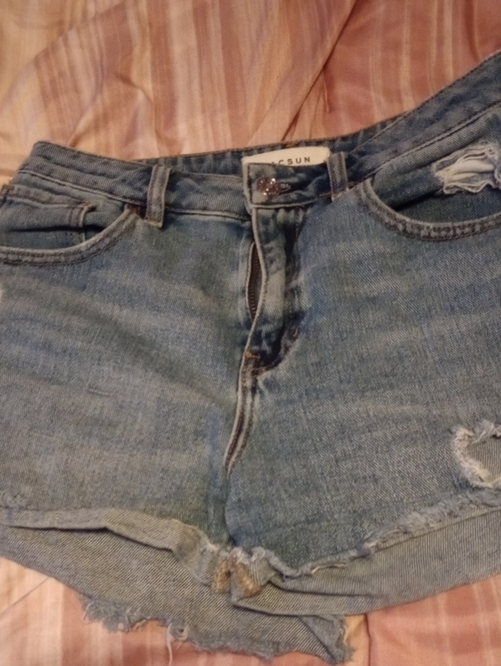 Pac Sun Distressed Mom Shorts